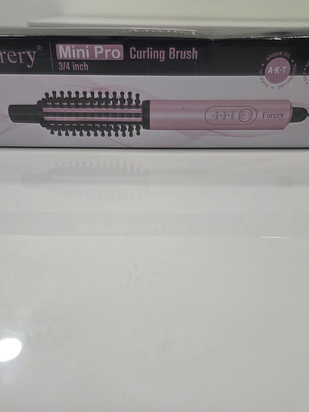 Pink Mini Pro 3/4" Curling Brush - Heated Styling Wand